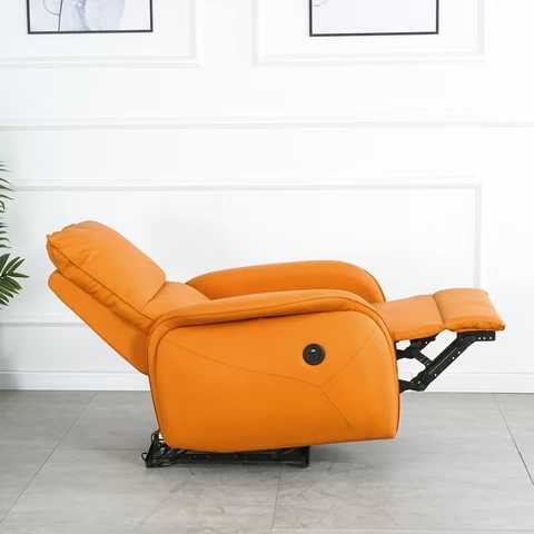 Electric Recliner Sofa Furniture Massage Single Relax PU Leather Fabric Leisure Lounge Armchair Arm Accent Chair for Living Room