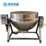 Electric SUS304 Automatic Planetary Stirring Pot/Food Sauce Jacket Cook Kettle for Sale