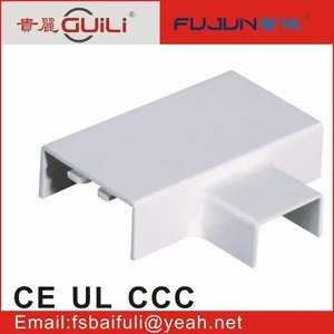 Electrical wiring trunking accessories electrical tee joint conduit tee fittings