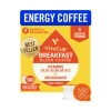Elevate your mind VitaCup Breakfast Blend [Light Roast] K Cup Pods with Vitamins for Energy &amp; Metabolism [100 Count]