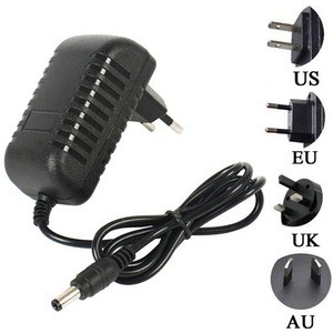 ETL CE FCC RoHS SAA Approved ac dc wall power adaptor 5v 6v 9v 12v 100ma 350ma 0.5a 1a 2a 3a power adapter with EU UK US AU plug