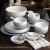 Import European style concise matt solid color restaurant used stoneware dinnerware from China