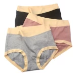 Everyday period panties M-2XL soft breathable nylon cotton panties plus size womens underwear