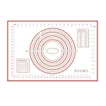 Extra Large BPA Free Heat Resistant Silicone Pastry Mats For Pizza Bread Desserts