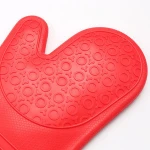 Extra Long Quilted Liner Professional Silicone Oven Mitts
