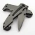 Import F54 Stainless Steel 7Cr17MoV Survival Folding Pocket Knife With Knife Belt Clip from China