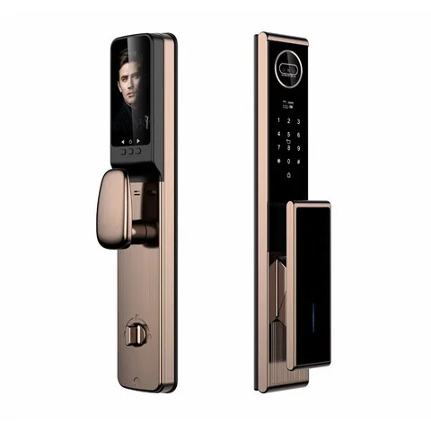 Buy Factory 3d Face Recognition Smart Door Lock With Camera Wifi ...