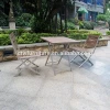 Factory best price top sale folding patio furniture restaurant dining sets