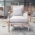Import Factory best selling French country wing oak whitewashed linen event rental chair furniture from China