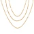 Import Factory Cheap Moon Gold  Long Chain Multilayer Choker Necklace for Ladies Gift from China