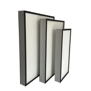Factory custom aluminum frame without partition high efficiency air conditioning filter  W610*H610*50D