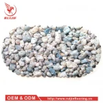 Factory Direct Fashionable Pebble PVC Bath Mat With Suction Cups