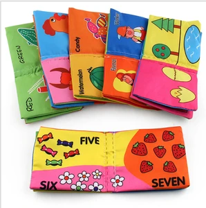Factory directly supply baby cloth soft books developing books