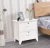 Import Factory End Table Wooden W/2 Locking Drawers and Handles for Storage and Organize, Bedroom Beside Sofa Side Nightstand from China