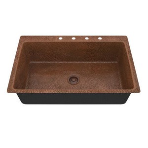 Factory Offer Stainless Steel Double Bowl Kitchen Sink Copper Material For Restaurant