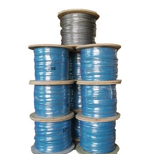Factory price 10mm stainless steel wire rope with clip for sale