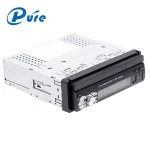 Factory price 1Din  Car Radio Retractable 7 Touch Screen Auto radio Car MP5 Player + 12 LED Rear Camera