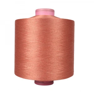 Factory price 100% polyester ring spun virgin melange yarn