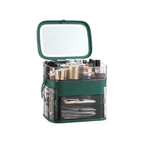 Factory price wholesale cosmetic storage box makeup organizer box clear cosmetic storage box