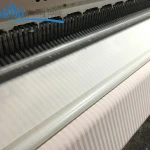 Factory Wholesale 300TC 100% Cotton 1cm Stripe fabric bed linen cotton bleached fabric in Roll for hotel/home/hospital bed linen
