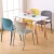 Import Factory wholesale Modern restaurant plastic furniture Colorful wimbledon garden polypropylene plastic Stackable Dining Chairs from China