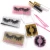 Import factory wholesale price mink eyelashes fashionable style luxury 3d mink lashes with custom package from China