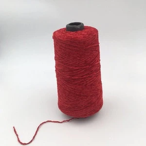 Fancy Yarn 100% Polyester Chenille knitting yarn dyed