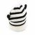 Import Fashion custom winter warm cute ears stripe cotton blended knitted baby winter hats from China