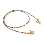 Fashion Reading Glasses Chain Retro Beaded Masking Eyeglass Chain Sunglasses Chian With Clip