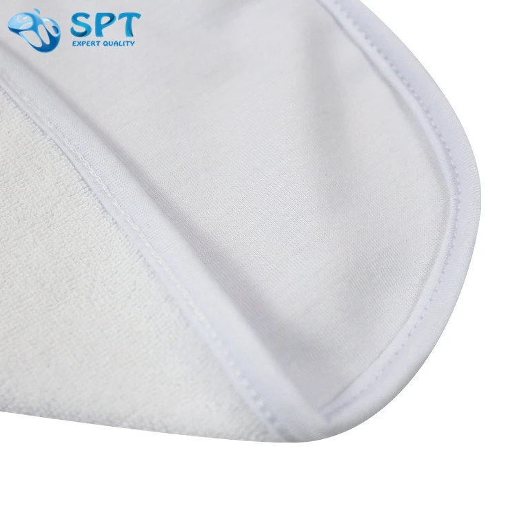Fast Delivery Most Popular Sublimation Blank Baby Bib White