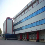 Fast install steel structure prefabricated luxury building construction supermarket