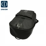 Faux leather business backpack,waterproof college daily backpack for men, customize make PU leather laptop backpack