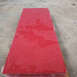 Fengshuo quartz stone surface plate with red,white,beige