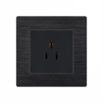FIKO 15A american 3 pin socket switch legrand , USA universal switch socket, aluminum alloy panel US socket 86mm*86mm