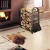 Import Firewood Rack Fireplace Tool Rack Indoor Wood Holders Fireplace Outdoor Log Holder Rack Lumber Storage Stacking Black Stove from China