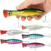 Fishing Lure Wobblers Big Mouth Popper Lure Top Water Carp Floating Gear Lures 12Cm 43G Big Game Trolling Bait