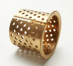 Flanged Construction Machinery Parts CuSn8P Copper Sleeves  Bushing