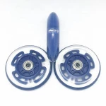 Flashing LED roller skate wheels scooter wheels 100mm