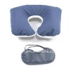 Fleece Travel Kit (inflatable pillow and eyemask)