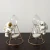 Flying Spaceman Home Decor Sculpture Resin Nursery Decor with Glass Sand Clock
