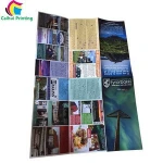 folded travel guide paper map printing service