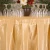Import Foshan Modern Design Banquet Polyester Table Skirts from China