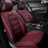 Four Season Black PU Leather Car Seat Cover