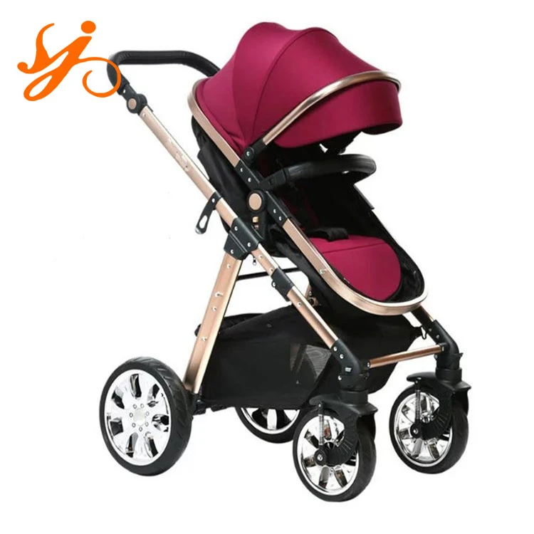 Free kids baby stroller wheel / Stainless Steel baby stroller with carriage prices / 3 in 1 carriage baby made in China