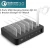 Import Free Shipping ! Helee QC 3.0 Smart 6 Port USB Phone Charger With Phone Stand Quick Charging Station Multiple Charger Desktop from China