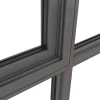 French Modern Double Glazed High-Strength Aluminum Alloy Casement Window Flush Frames Inside And Out