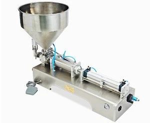 Full pneumatic filling machine with high configuration valve and cylinder Adjustable tube type pneumatic honey filler