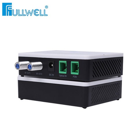 Buy Fullwell 2 Rf Output Mini Ftth Wdm Catv Active Agc Optical Receiver ...