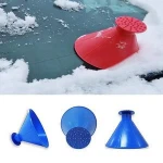 Funnel Snow Remover Car  Round  ice scraper Snow Removal Tools cone ice scraper For Car