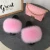 Import Fur Slides and Purse Set Cute Fluffy Fox Fur Slippers Colorful Chain Jelly Bag Girl Party Shoes Fashion Shoulder Bag from China